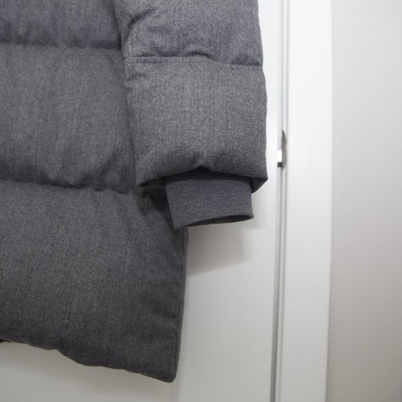 MONCLER Men's Vilaine Longline Fur-Trim Parka Size 5 (XXL) - Picture 14 of 16